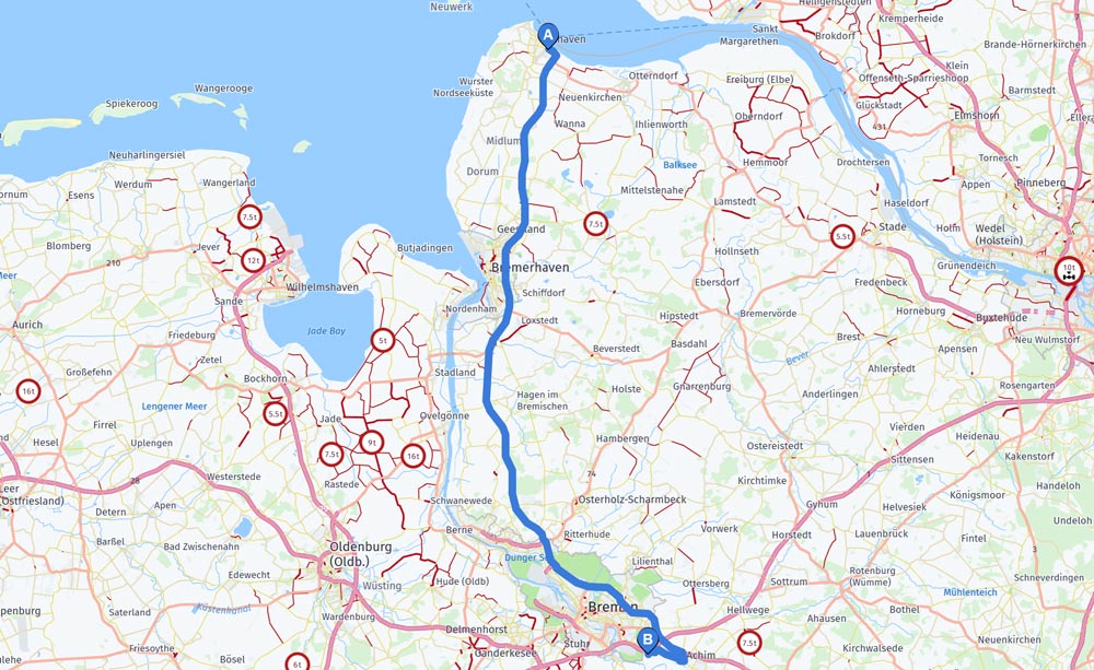 digitale Routenplanung Beispielprojekt 2